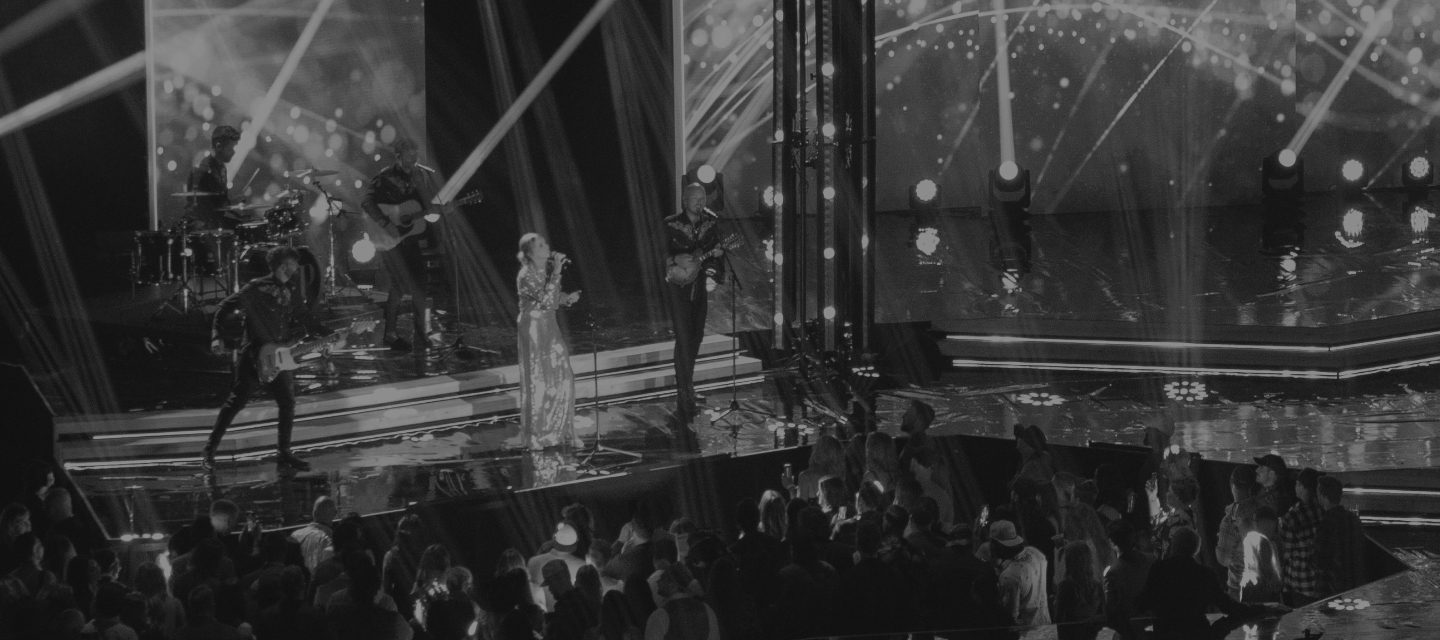 artists singing on stage at the CCMA awards